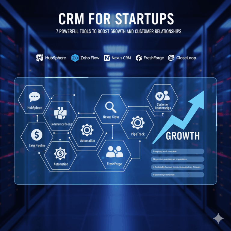 CRM for Startups: 7 Powerful Tools to Boost Growth and Customer Relationships CRM